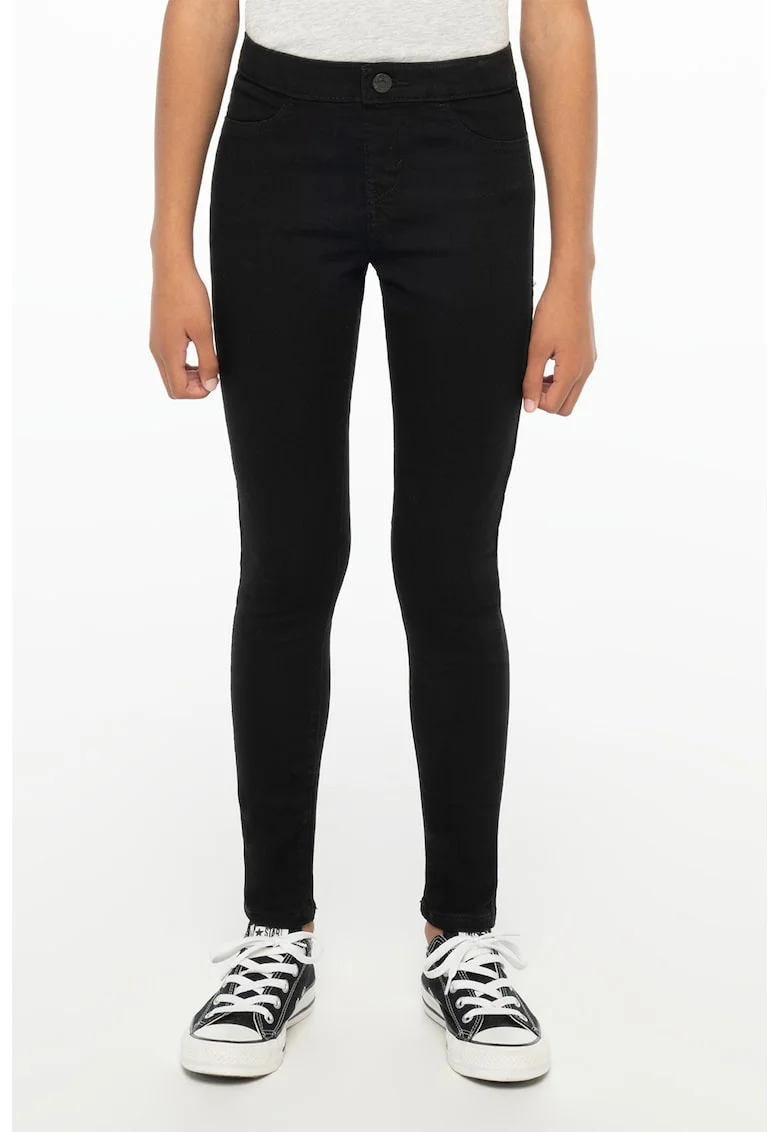 Blugi skinny cu 5 buzunare, Negru