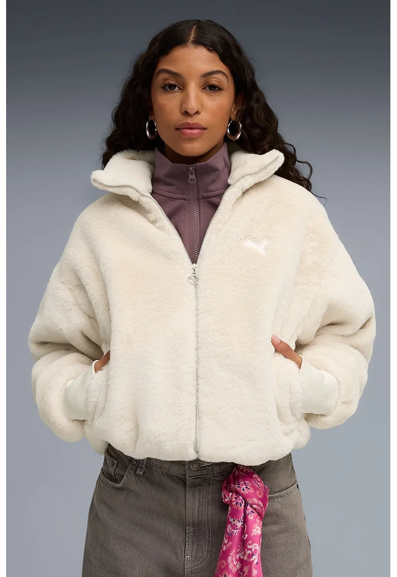 Jacheta din fleece Essentials Soft, Bej deschis