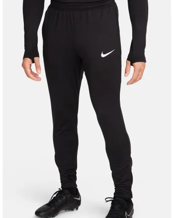 Pantaloni slim fit pentru fotbal Strike, Alb/Negru
