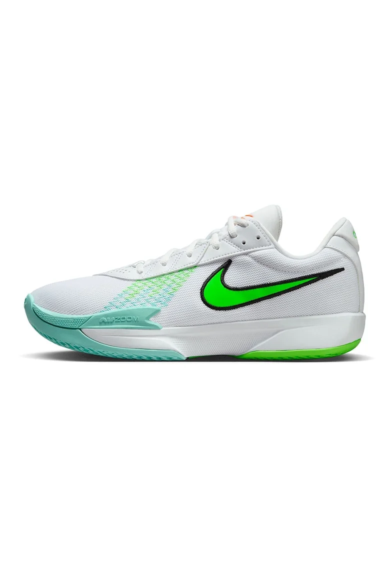 Pantofi Air Zoom G.T. Cut Academy cu logo, pentru baschet, Alb/Verde lime