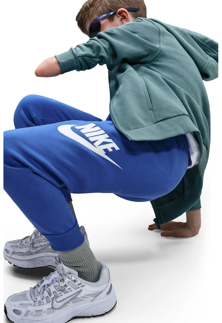Pantaloni de trening din fleece cu logo Sportswear Club, Albastru royal