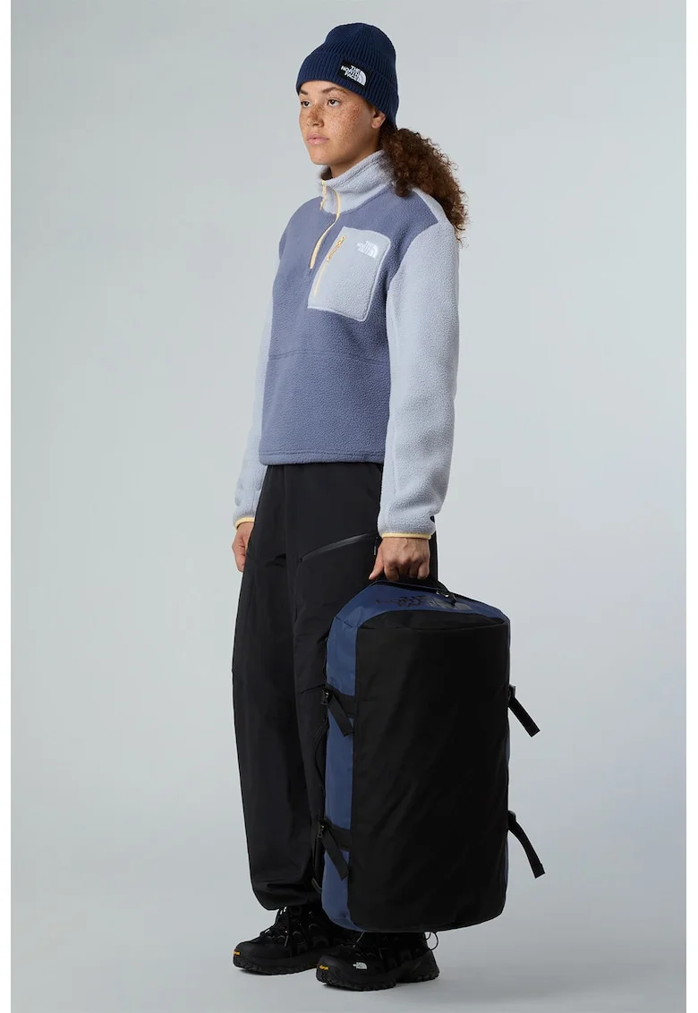 Bluza de trening de iarna cu fermoar scurt Yumiori, Albastru pastel/Albastru glaciar