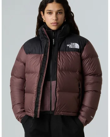 Geaca cu umplutura de puf 1996 Retro Nuptse, Negru/Violet pruna
