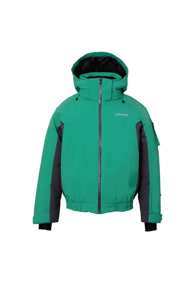 Geaca bomber de schi, Verde