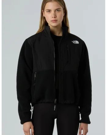 Jacheta cu fermoar Retro Denali, Negru