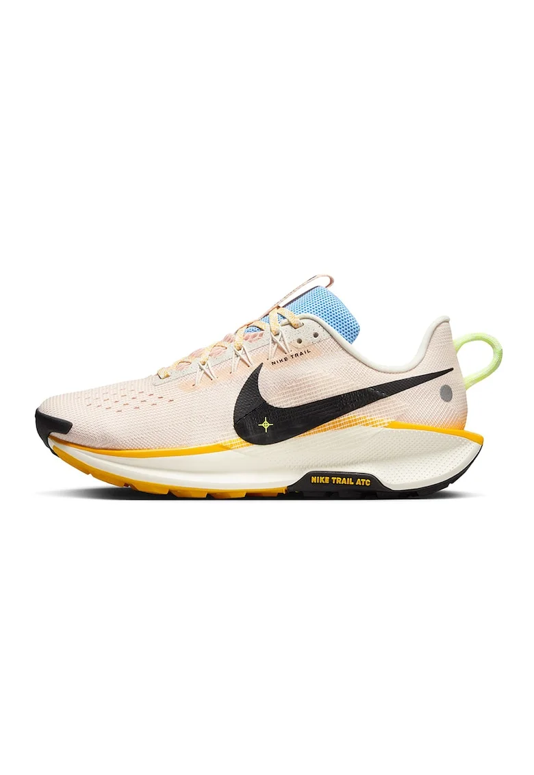 Pantofi ReactX Pegasus Trail 5 pentru alergare pe teren accidentat, Negru/Roz pal