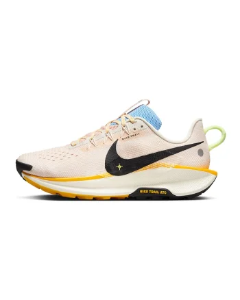 Pantofi ReactX Pegasus Trail 5 pentru alergare pe teren accidentat, Negru/Roz pal
