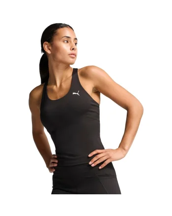 Maiou femei  W Tad Essential 2 In 1 Tank, Negru, Negru