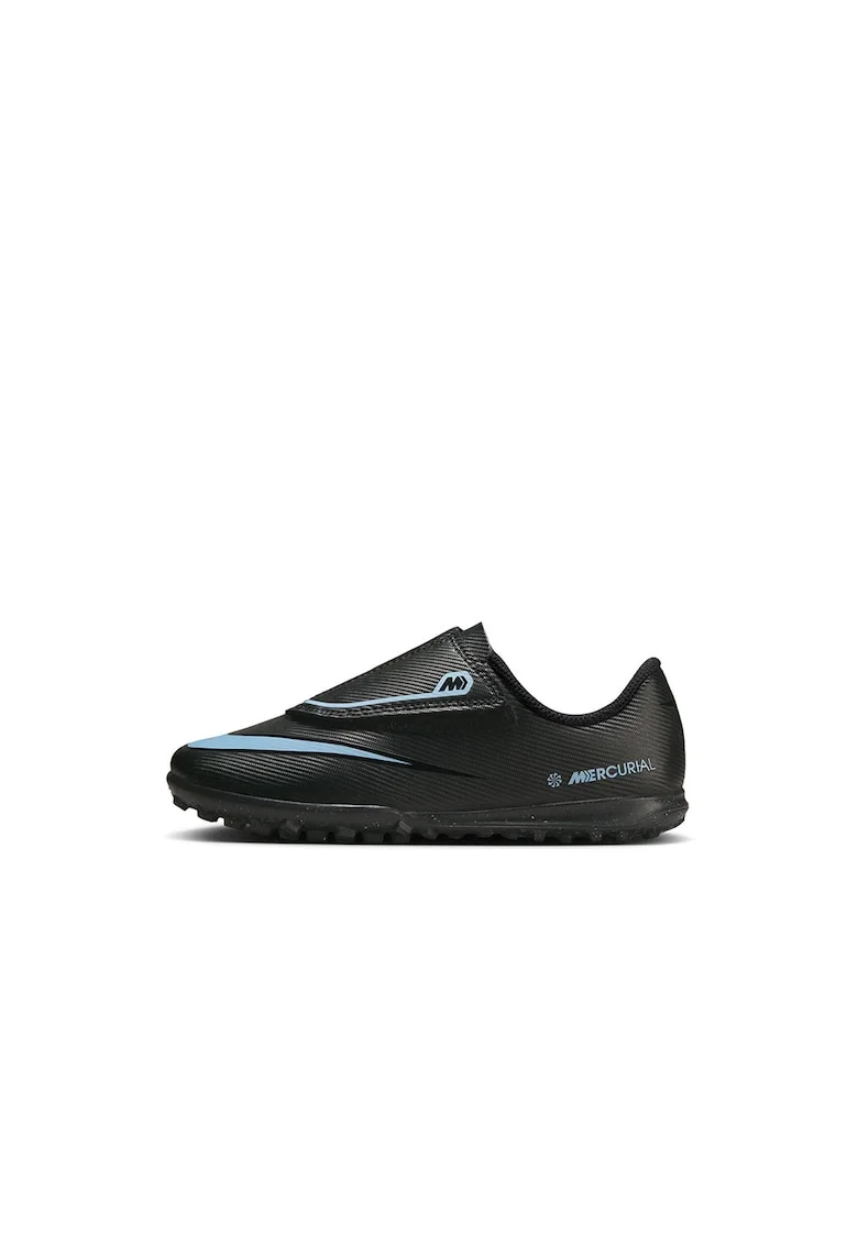 Pantofi pentru fotbal JR Vapor 16 Club, Negru/Albastru glaciar