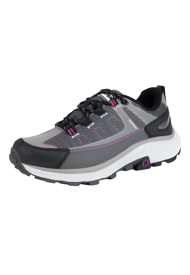 Pantofi sport dama  PEAK RT LOW WP, gri, textil