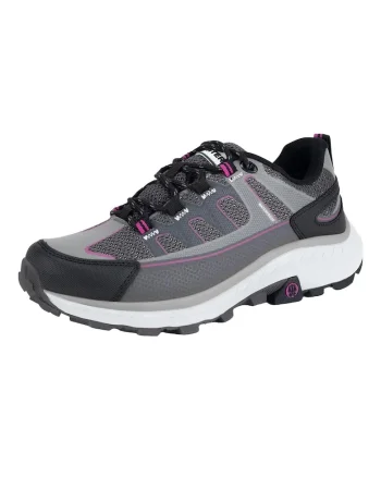 Pantofi sport dama  PEAK RT LOW WP, gri, textil