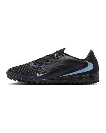 Pantofi sport Phantom 6 Low Academy, pentru fotbal, Negru/Albastru azur