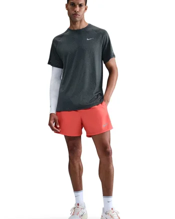 Tricou cu maneci raglan, pentru alergare Stride, Alb/Gri cenusiu