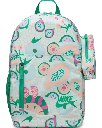 Rucsac cu penar detasabil si model, Verde/Verde deschis/Roz