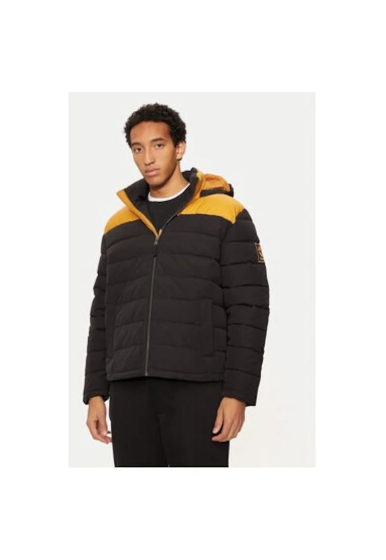 Geaca barbati,  304465260, Poliester/Bumbac, Negru, Negru