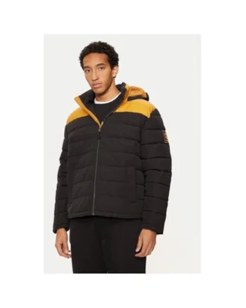 Geaca barbati,  304465260, Poliester/Bumbac, Negru, Negru