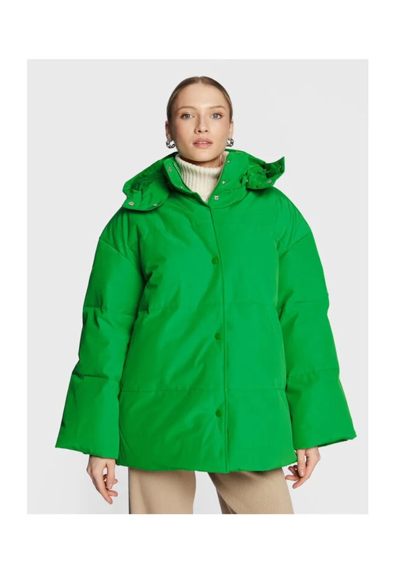 Geaca dama,  300508657, Poliester reciclat, Verde, Verde