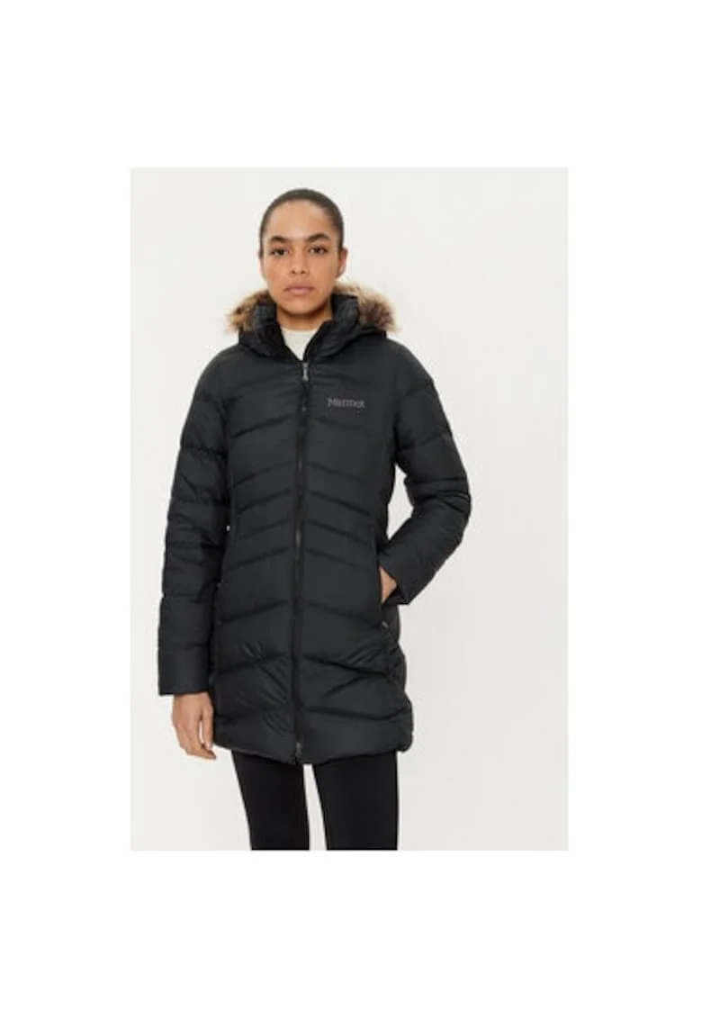 Geaca dama,  304108747, Poliester reciclat, Negru, Negru