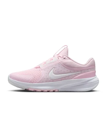 Pantofi wedge Star Runner 5 pentru alergare, Alb/Roz pal
