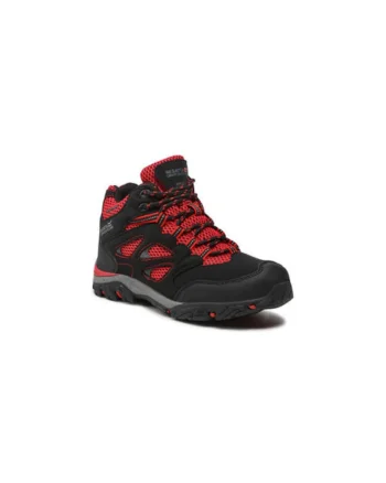 Ghete trekking unisex  Piele ecologica, Negru