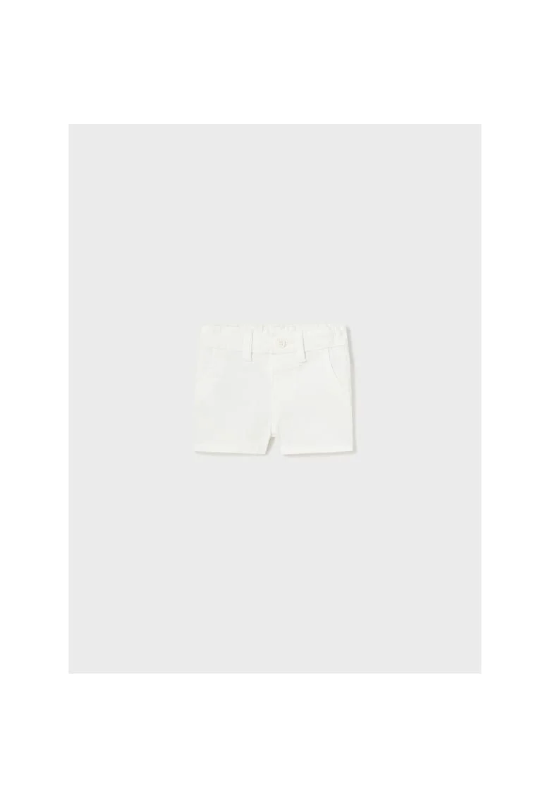 Pantaloni scurti Baieti,  301830122, Bumbac, Alb
