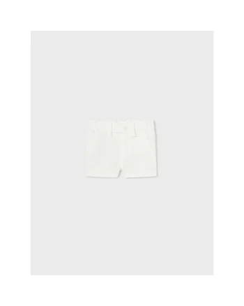 Pantaloni scurti Baieti,  301830122, Bumbac, Alb