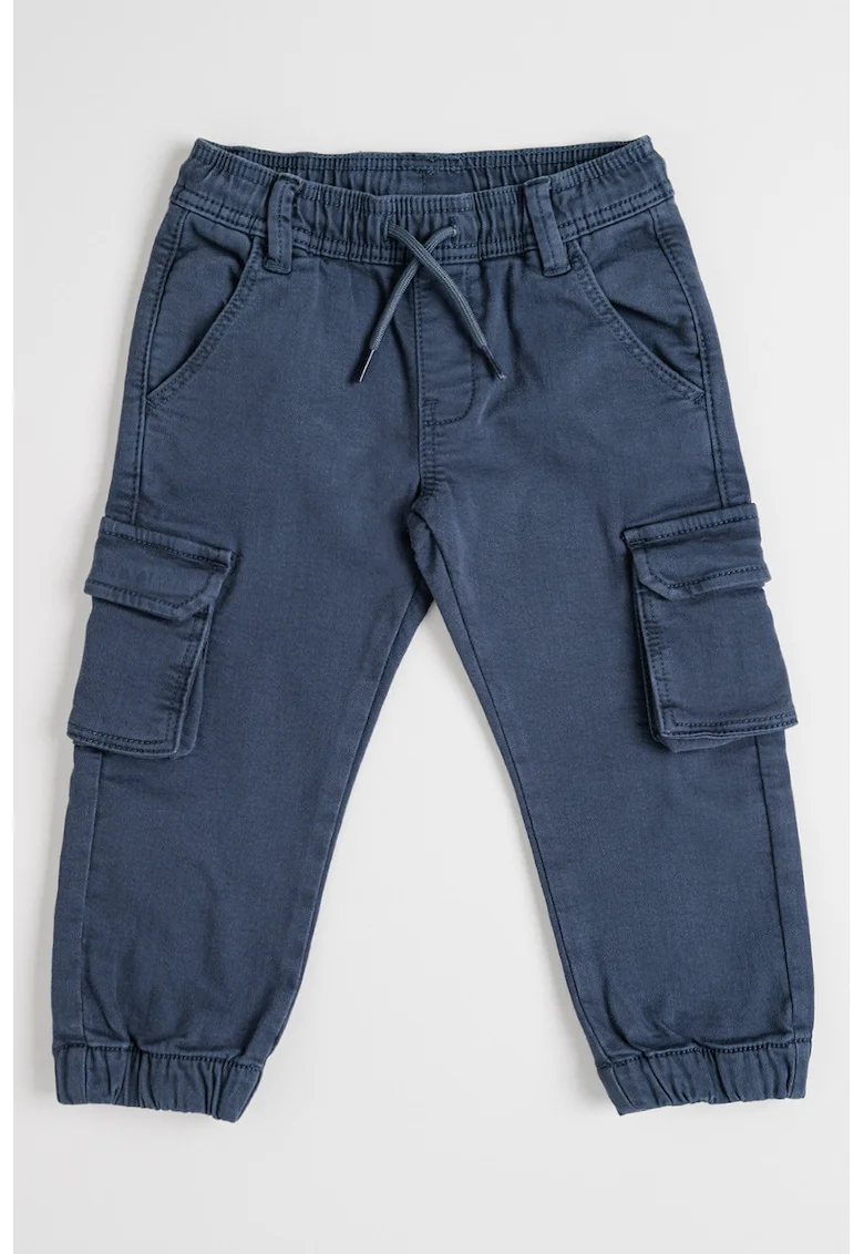 Pantaloni cargo din amestec de bumbac