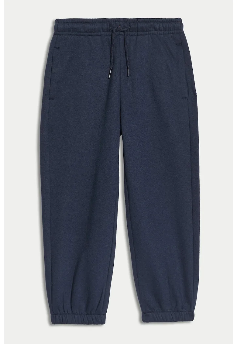 Pantaloni de trening cu snur, Bleumarin