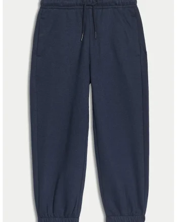 Pantaloni de trening cu snur, Bleumarin