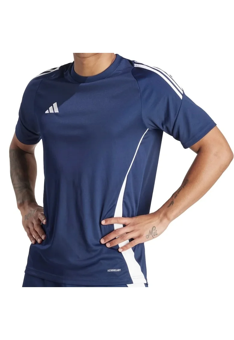 Tricou  Tiro 24 Training barbati, Bleumarin