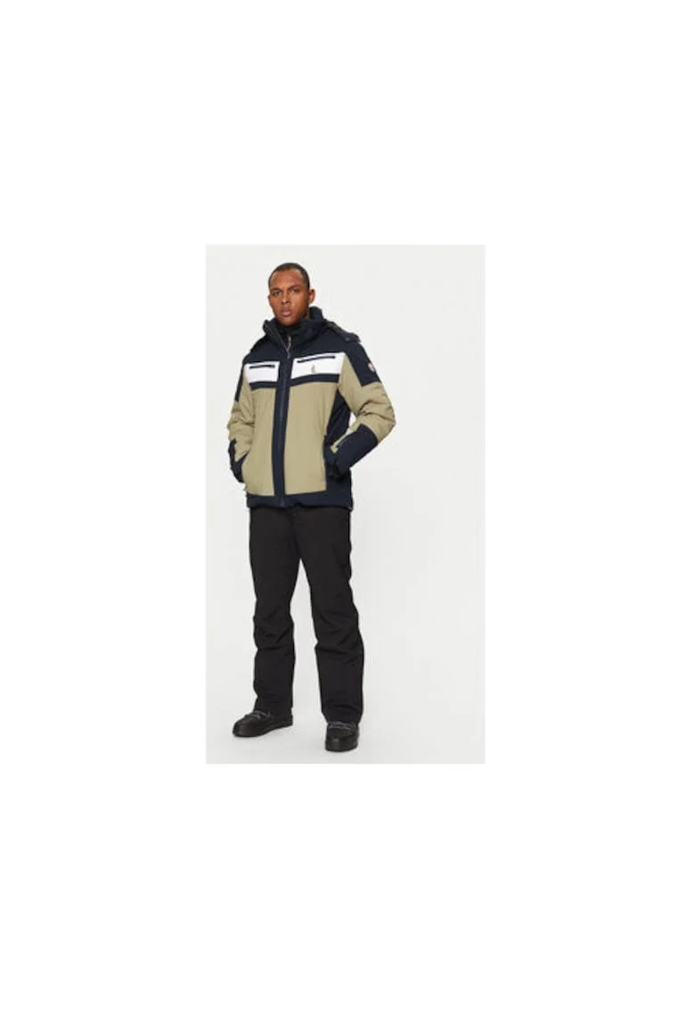 Geaca ski barbati,  304555039, Poliester, Bej, Bej