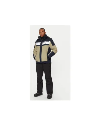 Geaca ski barbati,  304555039, Poliester, Bej, Bej