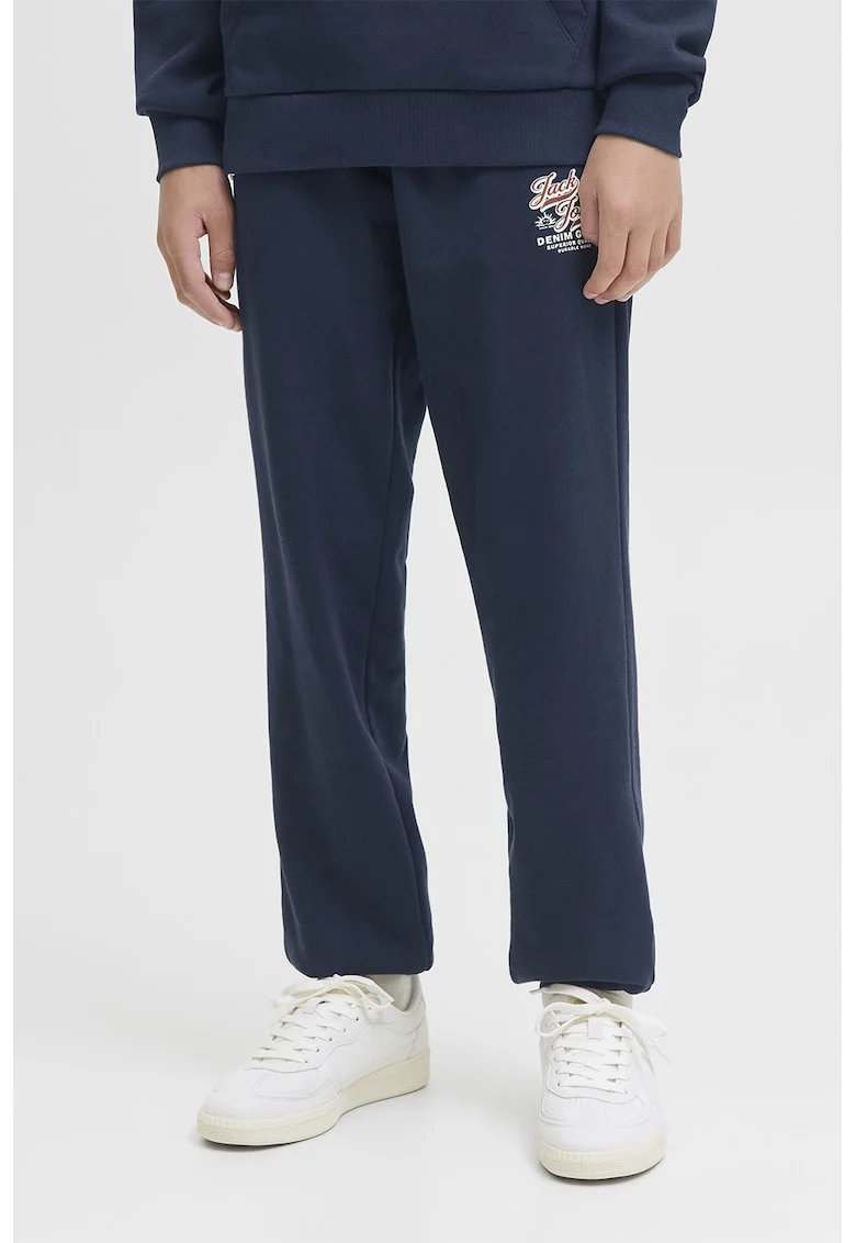 Pantaloni de trening cu snur in talie, Albastru ultramarin