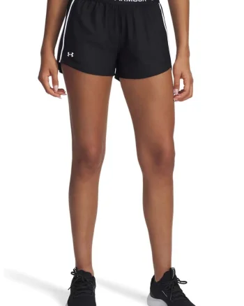Pantaloni scurti pentru fitness Tech™ Play Up, Alb/Negru
