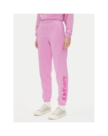 Pantaloni de trening dama  DP5P3585, Bumbac/Poliester, Roz, Roz