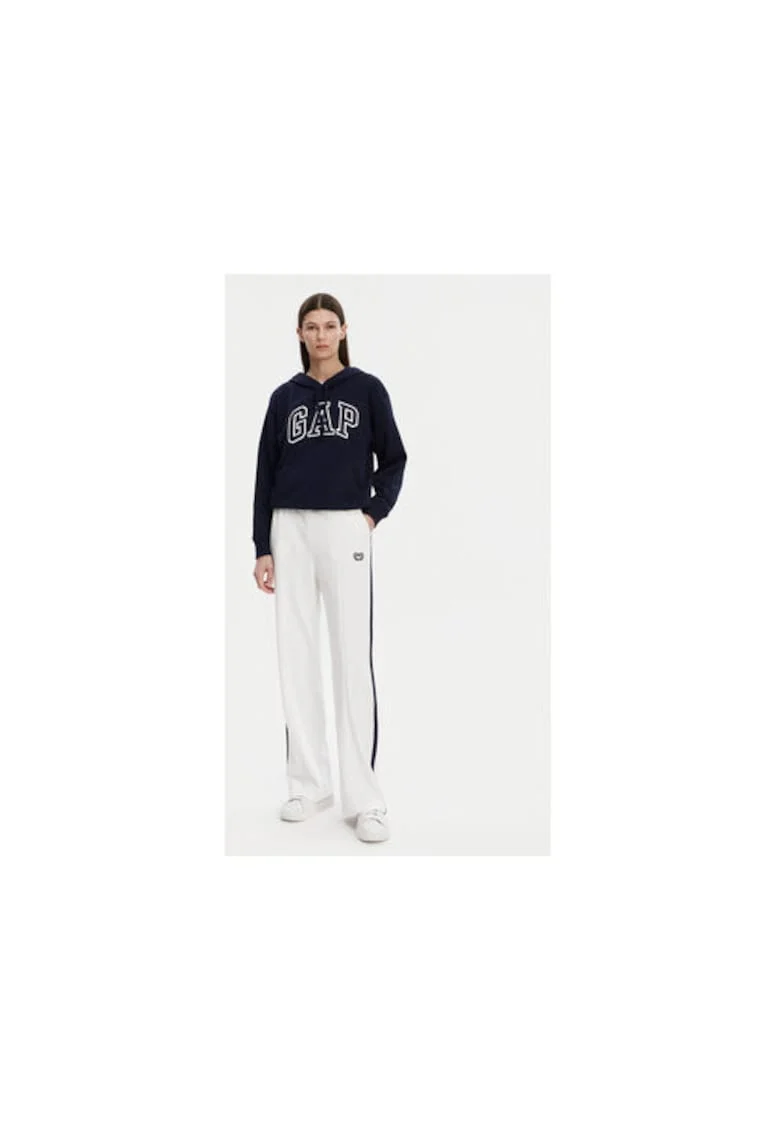 Pantaloni de trening dama  732234-01, Bumbac /Poliester reciclat, Alb, Alb