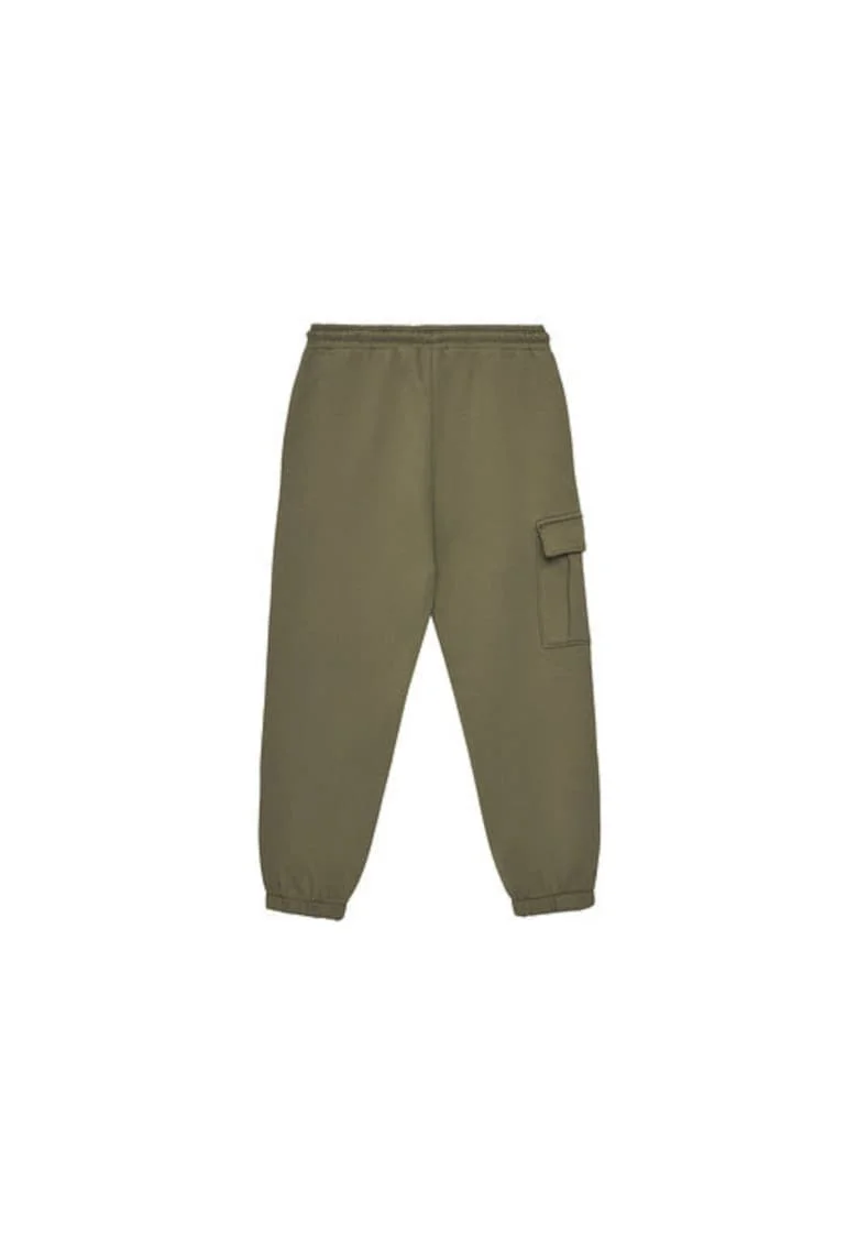 Pantaloni de trening baieti  NP0A891GG0A1, Bumbac/Poliester, Kaki, Kaki
