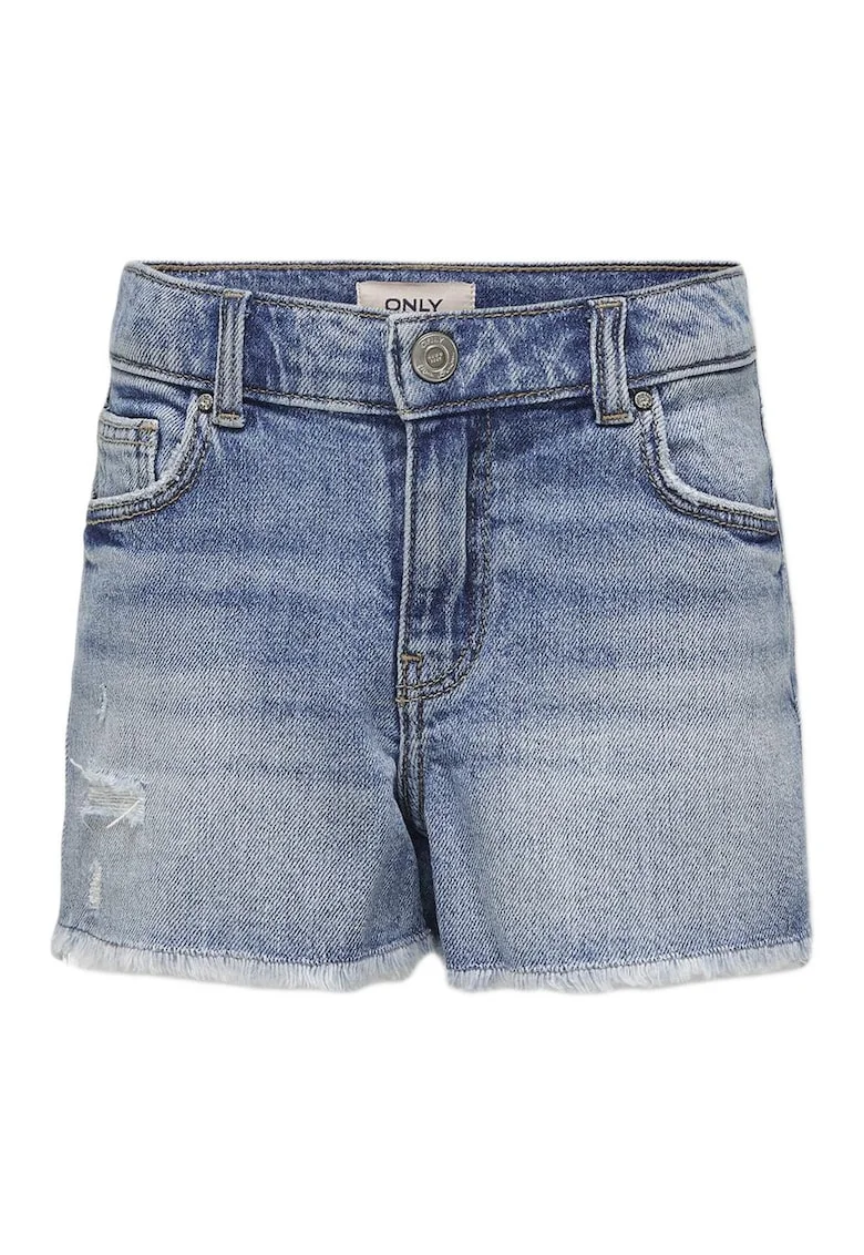 Pantaloni scurti din denim fete  15291605, Bumbac/Elastan, Albastru, Albastru