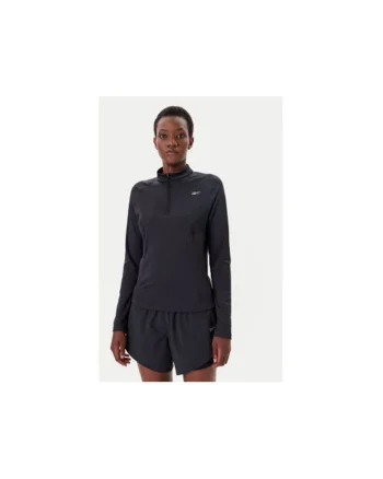 Bluza sport dama,  112516 103741 NGHBLK, poliester reciclat, elastan, Negru