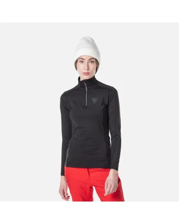 Bluza sport  W Classique, cu fermoar, pentru femei, negru, Negru