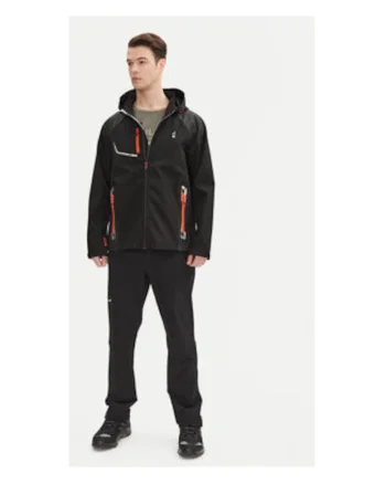 Geaca barbati,  model Robin, poliester, negru, 95% poliester, 5% spandex