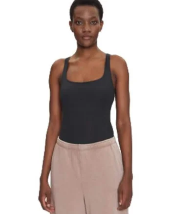 Maiou dama  poliester reciclat/elastan, negru