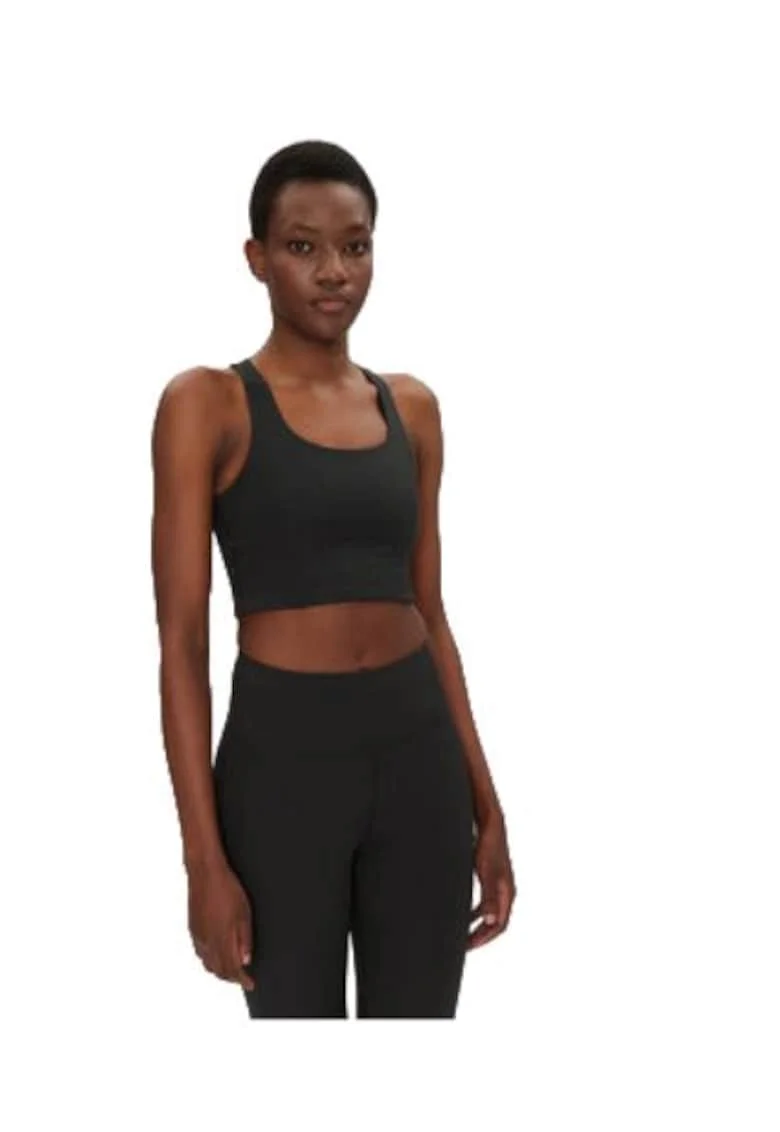 Maiou dama,  poliester reciclat/elastan, negru