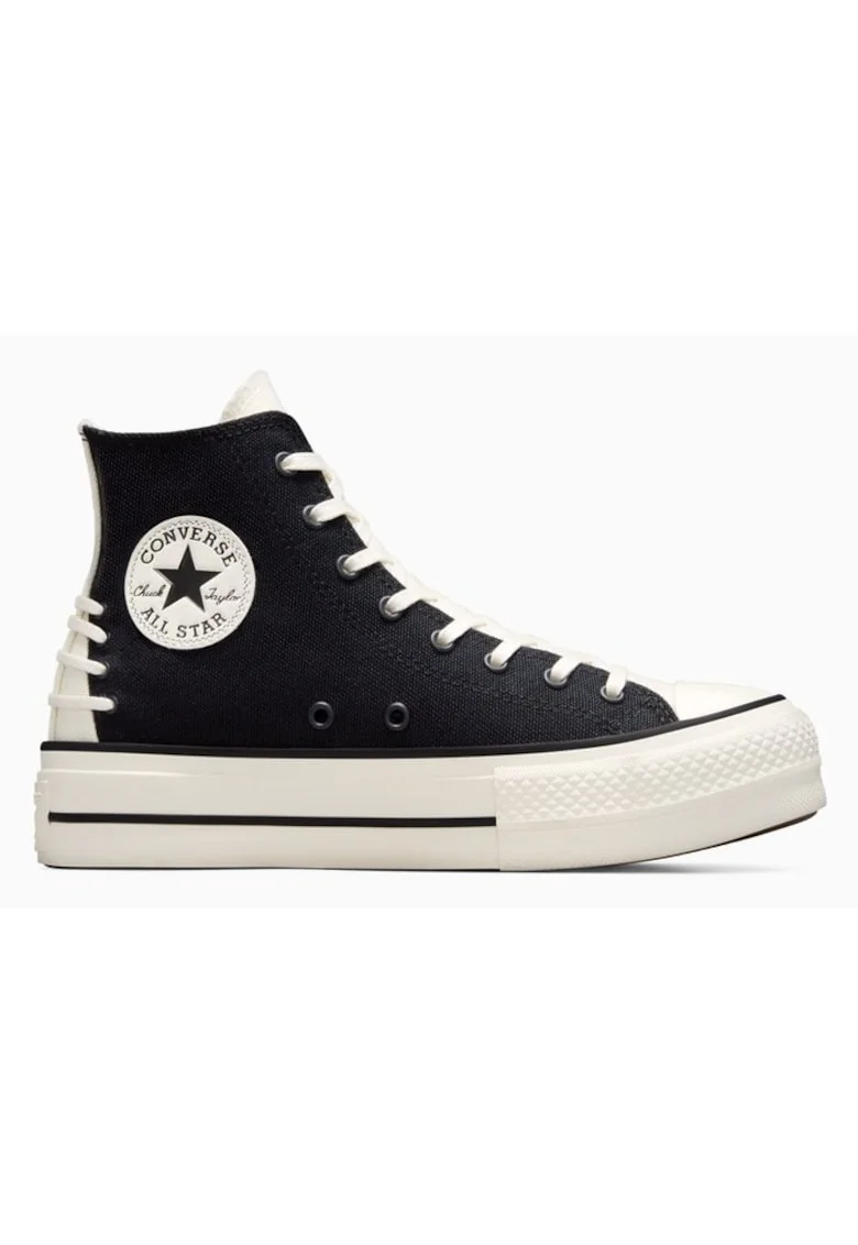 Pantofi sport  pentru Femei, chuck taylor all star lift, A12552C, Negru, Negru