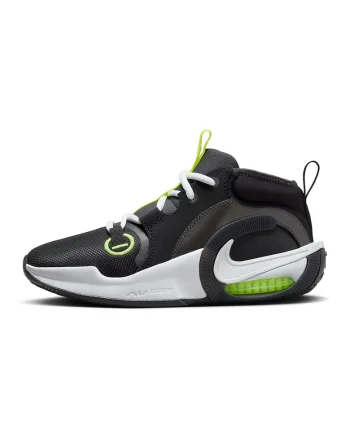 Pantofi mid-cut pentru baschet Air Zoom Crossover 2, Alb/Negru