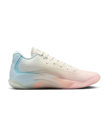 Pantofi sport pentru baschet Jordan Zion 3 'Rising', Albastru glaciar/Alb murdar/Roz pal