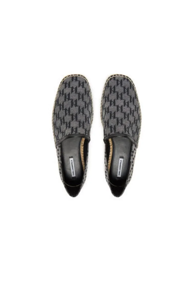 Espadrile barbati  KL70125, Textil, Negru