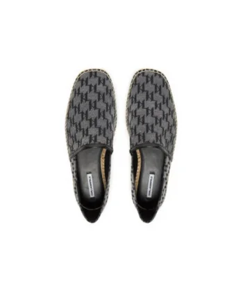 Espadrile barbati  KL70125, Textil, Negru