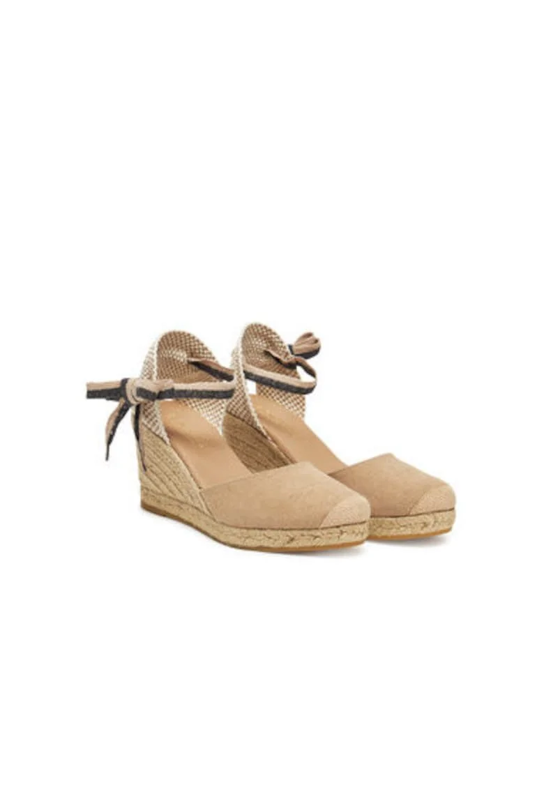Espadrile dama  G105908, Textil, Bej