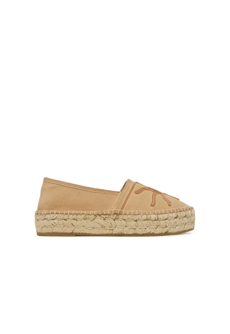 Espadrile dama  G106489, Textil, Bej